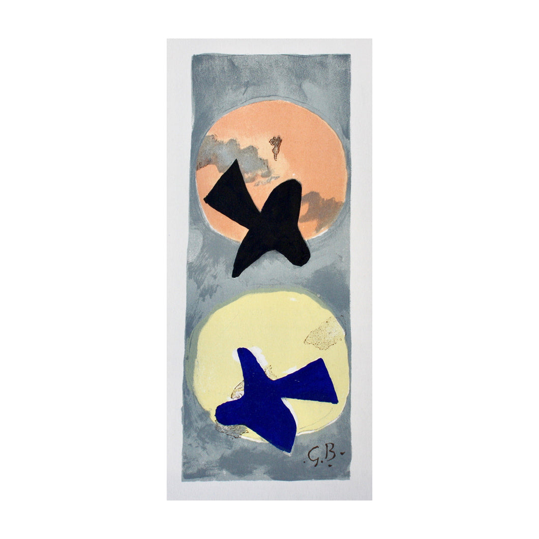 BRAQUE GEORGES, Soleil et lune - tavola II, 1959