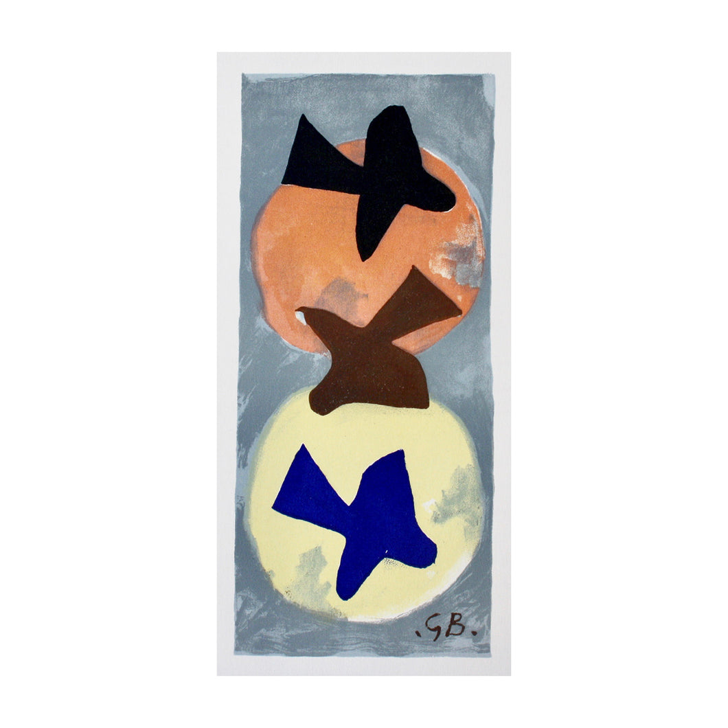 BRAQUE GEORGES, Soleil et lune - tavola I, 1959