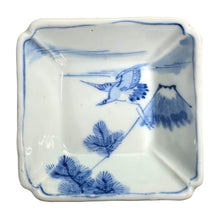 Load image into Gallery viewer, IMARI PORCELAIN, Fuji, Heron and Pine, ca. 1850
