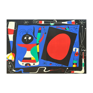 MIRÓ JOAN, Femme au miroir, 1956