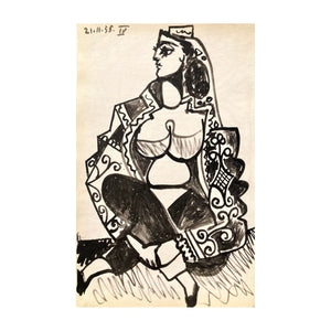 PICASSO PABLO, Carnet de la Californie tav. XVII, 1955