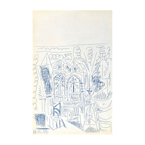 PICASSO PABLO, Carnet de la Californie tav. XXIV, 1955