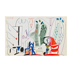 PICASSO PABLO, Carnet de la Californie tav. VII, 1955