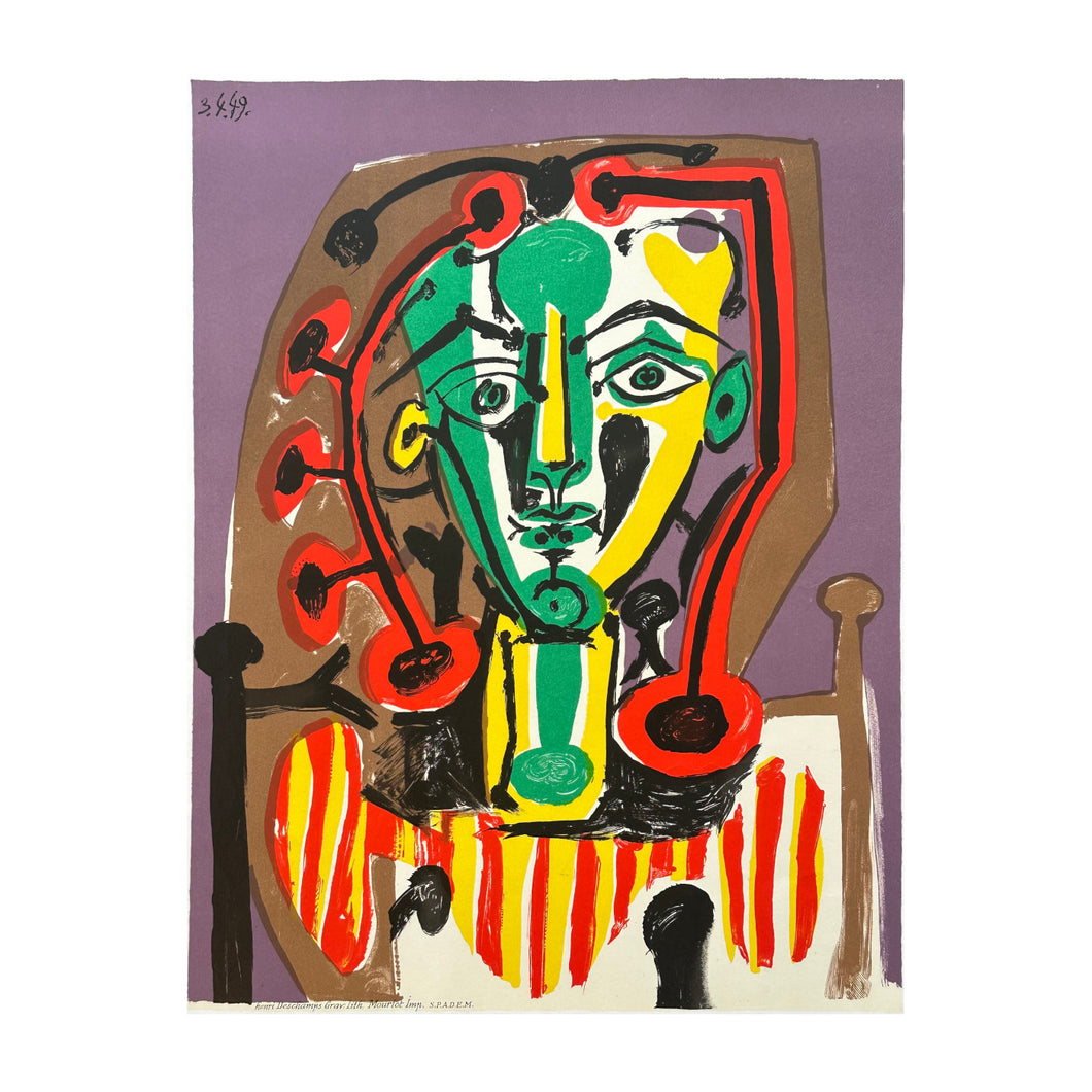 PICASSO PABLO, La corsage Rayé, 1978