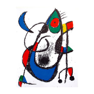 MIRÓ JOAN, Joan Miró, Lithographe II, tavola XI, 1975